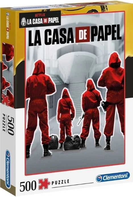 Clementoni Dėlionė 500 vnt. - La Casa De Papel