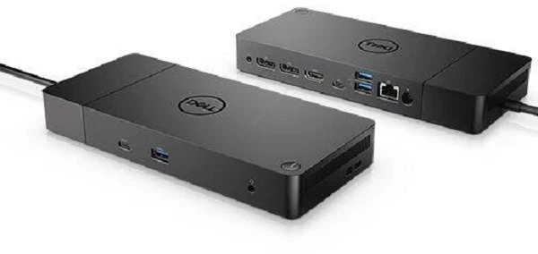 Dell WD19DCS stotelės priekio ir galo vaizdas