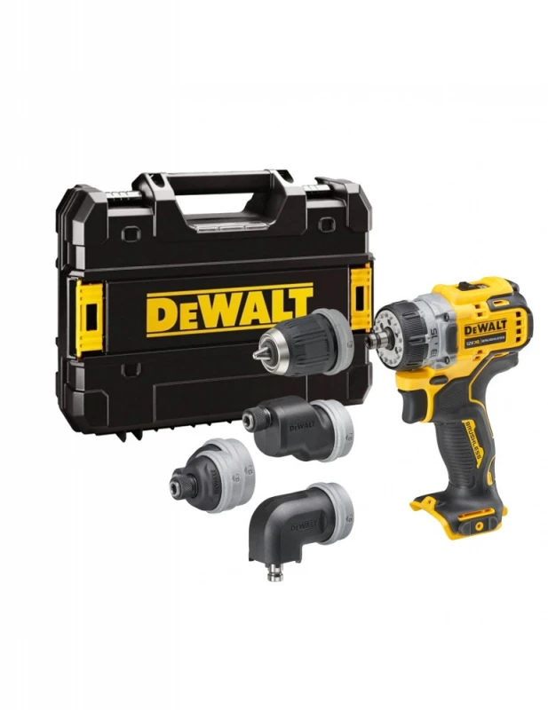 Suktuvas-gręžtuvas DeWalt DCD703NT-XJ; 12 V (be akumuliatoriaus ir pakrovėjo)