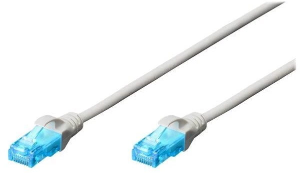 Assmann Electronic DIGITUS CAT 5e U-UTP patch kabelis PVC AWG 26/7 ilgio 10m spalvotas pilkas