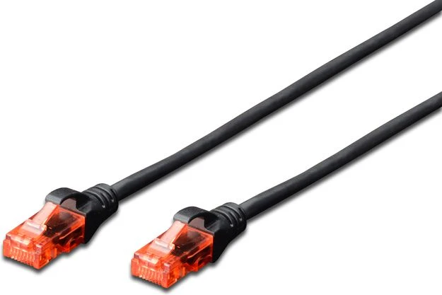 DIGITUS DK-1612-050/BL Premium CAT 6 UTP patch kabelis Ilgis 5,0m Spalva juodas
