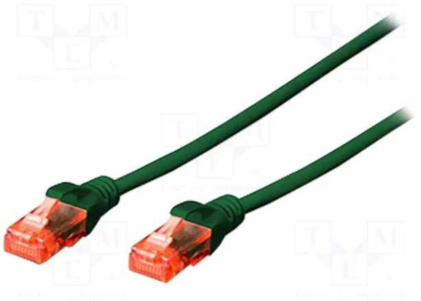 Digitus Pechcord U-UTP, Cat6, LSZH, 2m, žalias (KV-1617-020 / G)