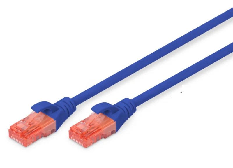 DIGITUS UTP LAN cable, patch 6 cat, 3.0m, mėlynas, 2xRJ45, DK-1617-030/B