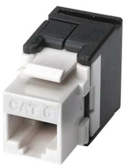 Assmann Electronic DIGITUS CAT 6 Keystone Jack neekranuotas RJ45 prie LSA jungtis be įrankių, įskaitant. kabelio raištis