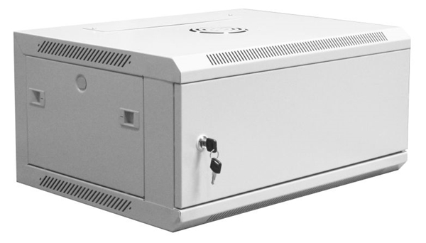 Assmann Electronic DIGITUS DN-W19 04U/450/MD Sieninė spintelė 4U 600x450mm pilkas RAL 7035