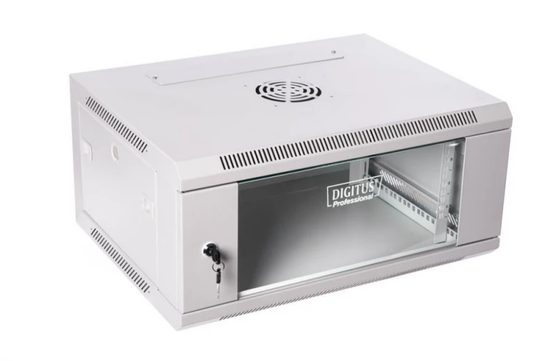 Assmann Electronic DIGITUS DN-W19 04U/450 Sieninė spintelė 4U 600x450mm pilkas RAL 7035