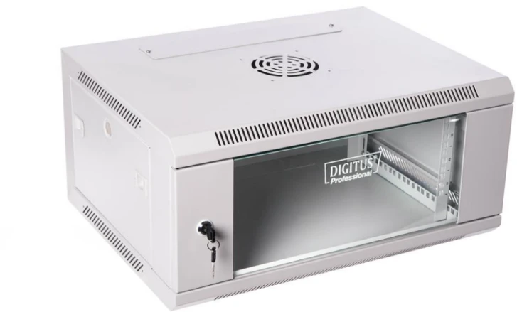Assmann Electronic DIGITUS DN-W19 06U/450 Sieninė spintelė 6U 600x450mm pilkas RAL 7035