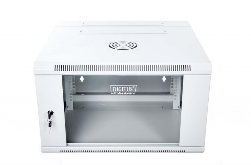 Assmann Electronic DIGITUS DN-WD19 06U/550 Sieninė spintelė 6U dviguba sekcija 600x550mm pilkas RAL 7035