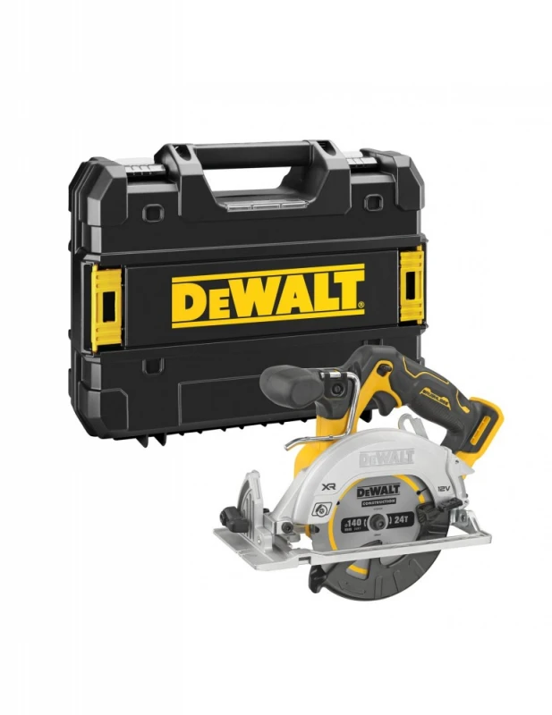 DEWALT diskinis pjūklas 12V 140mm TSTAK DCS512NT