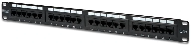 Assmann Electronic DIGITUS DN-91524U-EC CAT 5e Patch Panel 24 prievadas neekranuotas