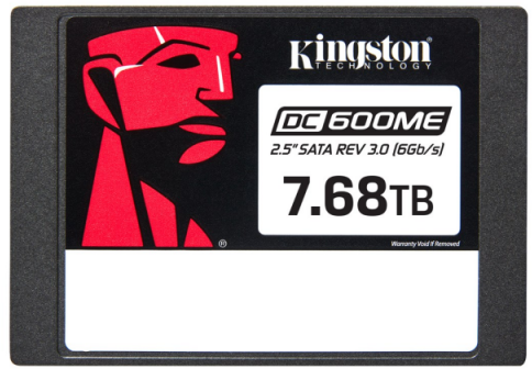 Kingston Technology 7680G DC600ME (mišraus naudojimo) 2,5 colio įmonės SATA SSD
