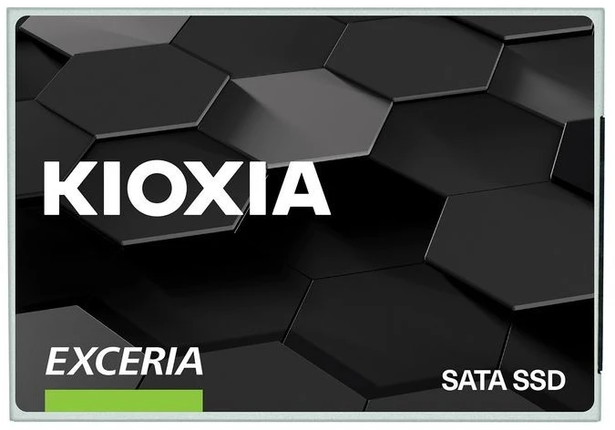 KIOXIA EXCERIA 480 GB SSD, 2,5 colio 7 mm, SATA 6 Gb/s, skaitymo / rašymo: 555 / 540 MB/s, atsitiktinis skaitymas / rašymas IOPS 82K/88K