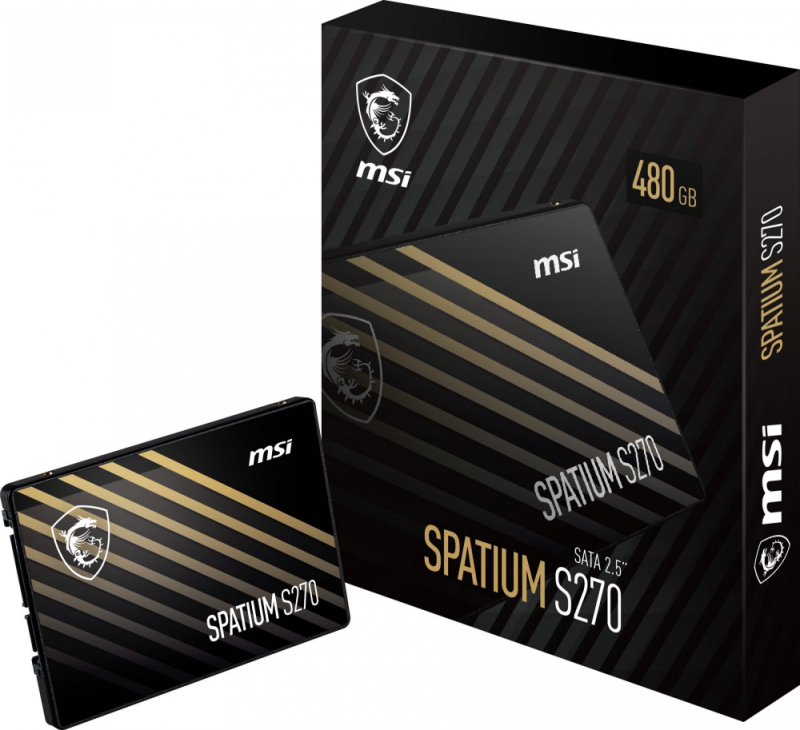 MSI SPATIUM S270 SATA 2.5 240GB vidinis kietojo kūno diskas 2.5" Serial ATA III 3D NAND