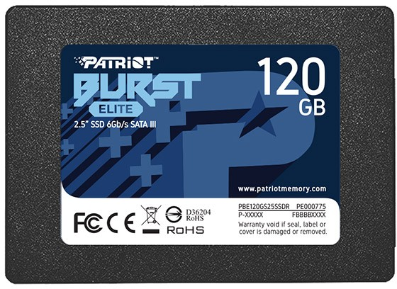 Kietasis vidinis diskas SSD Patriot Burst Elite 120 GB 2.5" SATA III