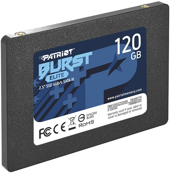 Kietasis vidinis diskas SSD Patriot Burst Elite 120 GB 2.5" SATA III