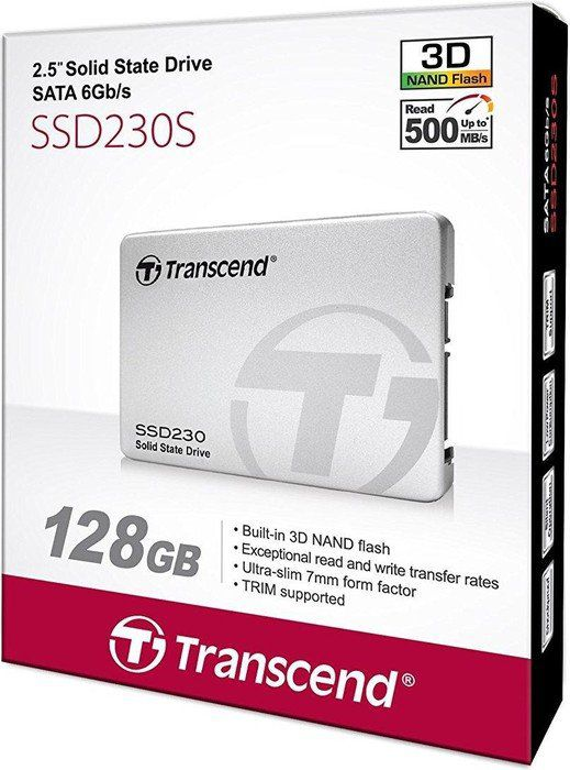 TRANSCEND SSD230S 128GB SSD 2.5? SATA3 3D