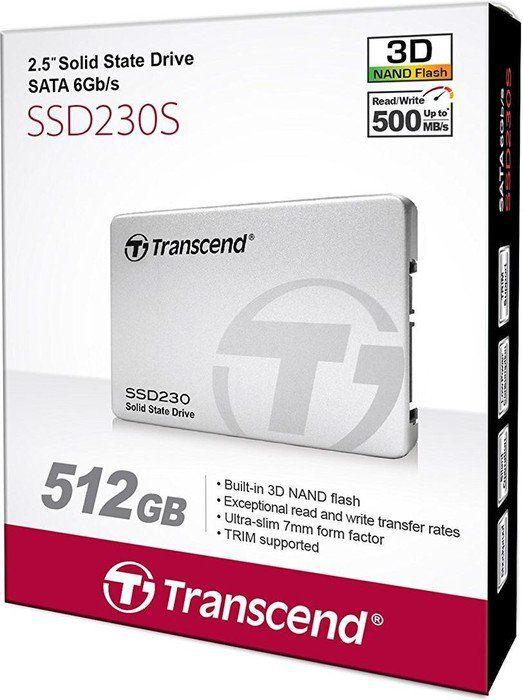 TRANSCEND SSD230S 512GB SSD 2.5? SATA3 3D