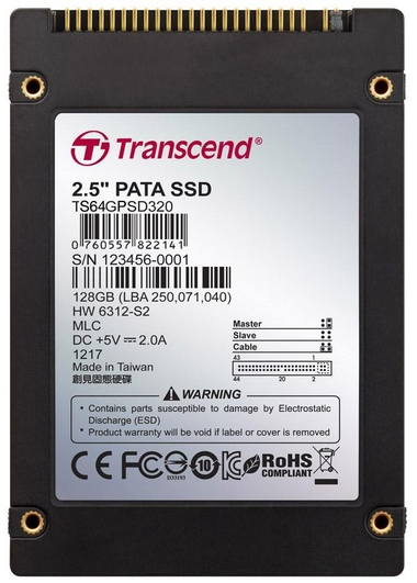 TRANSCEND SSD 330 64GB 2,5" IDE MLC