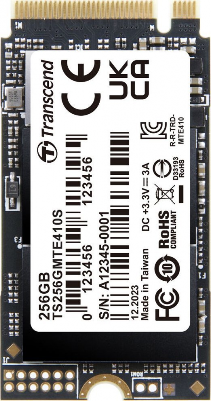 Transcend SSD vidinis kietasis diskas, 256 GB (TS256GMTE410S)