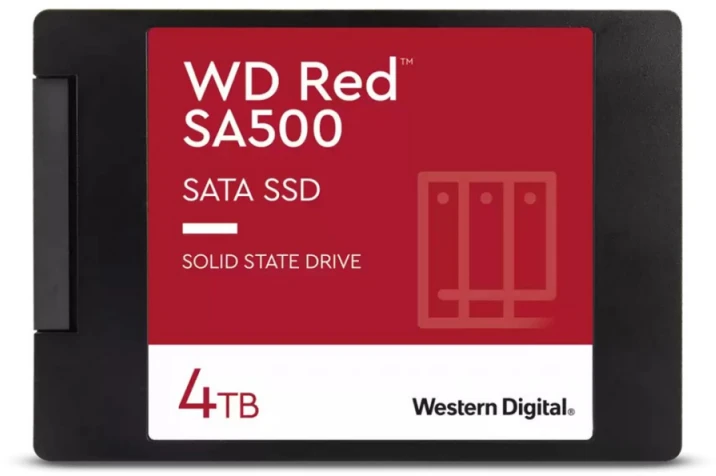 Sandisk WD Raudona SA500 SSD 4TB
