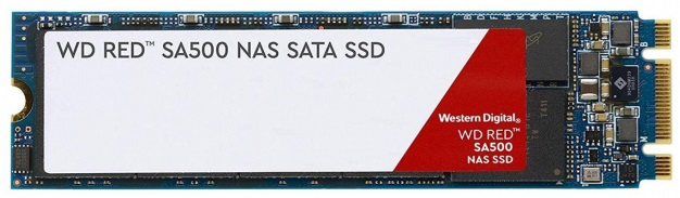 WD Raudona SSD SA500 NAS 1TB SATA III 6Gb/s M.2 2280 vidinis, vienos pakuotės, maitinamas „SANDISK“
