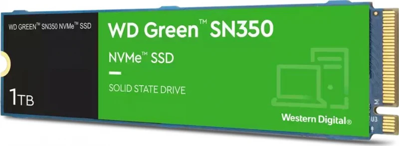 Sandisk Western Digital Žalias WDS100T3G0C 1 TB M.2 PCI Express NVMe QLC