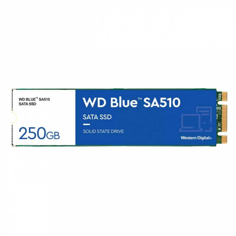 Sandisk WD Mėlyna SATA SSD M.2 250GB kietasis diskas