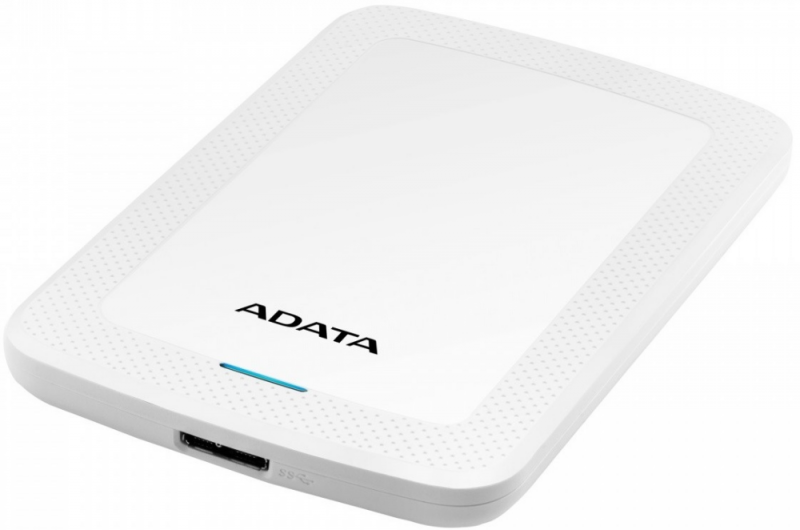 Išorinis kietasis diskas Adata HV300 1TB, 2.5", USB 3.1, Baltas