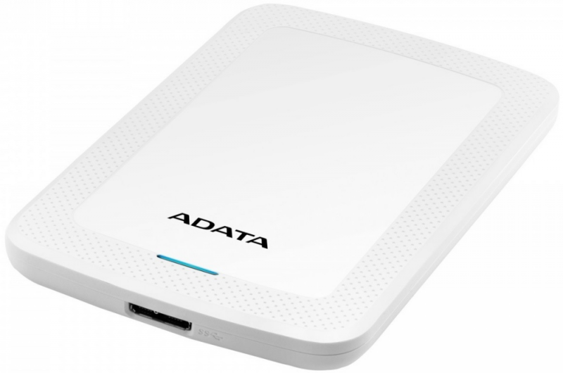 Kietasis išorinis diskas Adata HV300 2TB 2.5", USB 3.1, Baltas AHV300-2TU31-CWH