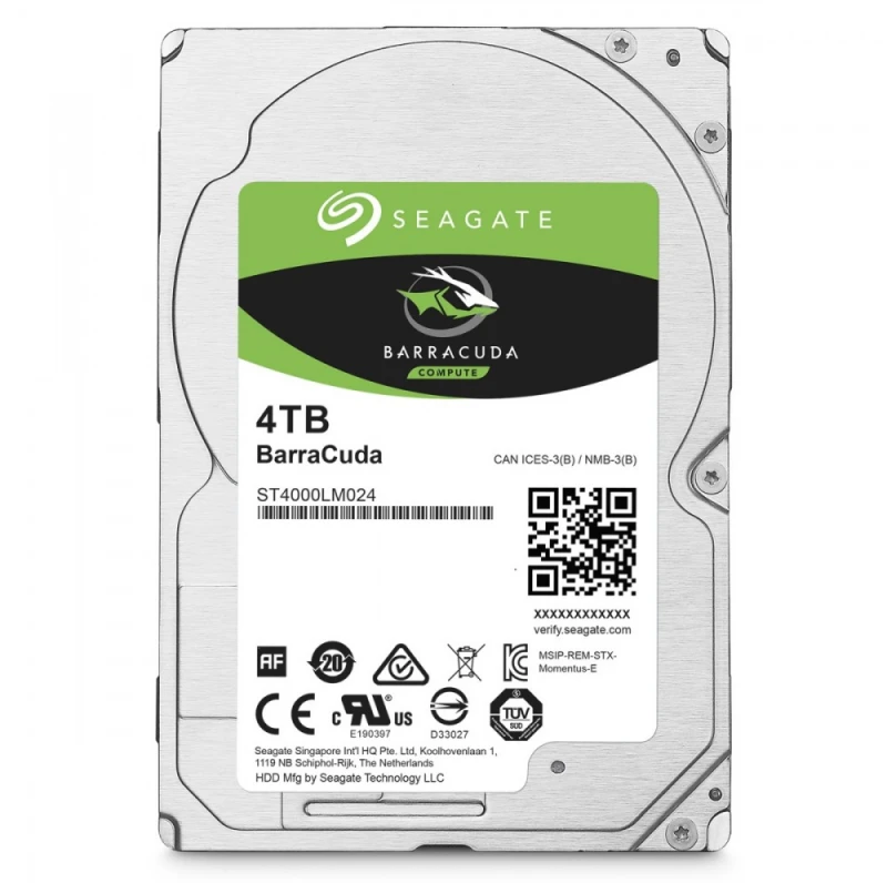 Seagate Barracuda ST4000LM024 - 2.5" - 4000 GB - 5400 RPM