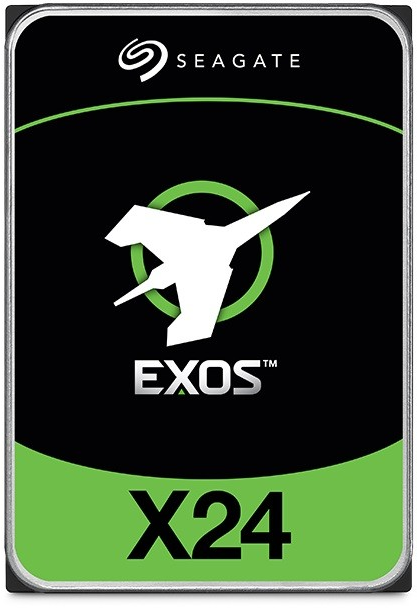 „SEAGATE“ standžiųjų diskų serverio „Exos X24“ standusis diskas 512E/4KN (3,5 colio / 16 TB / SATA 6Gb/s / 7200 aps./min.) ISE