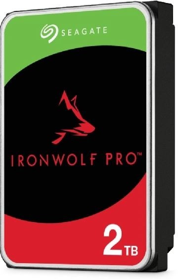 SEAGATE Ironwolf PRO Enterprise NAS HDD 2TB 7200rpm 6Gb/s SATA 256MB talpykla 8,9 cm 3,5 colio 24x7 NAS ir amp; RAID Rackmount sistemos BLK