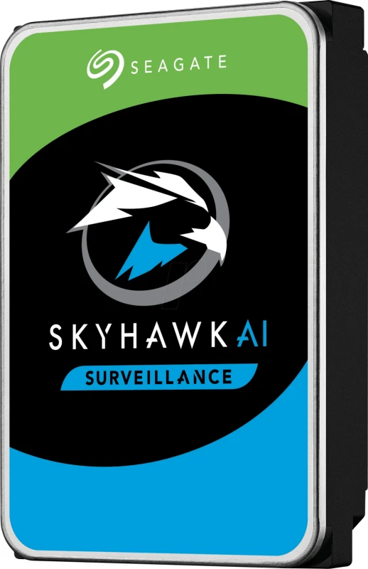 „SEAGATE“ stebėjimo dirbtinio intelekto „Skyhawk“ 8 TB kietasis diskas SATA 6 Gb/s 256 MB talpykla 8,9 cm 3,5 colio