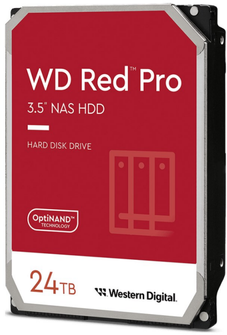 Sandisk HDD - Western Digital Raudona Pro 24TB 7200RPM 512MB SATA 3.5"