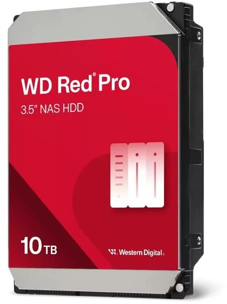 Sandisk „Western Digital Raudona Pro“ vidinis kietasis diskas, 10 TB, 7200 RPM, 512 MB, 3,5 colio, „Serial ATA III“