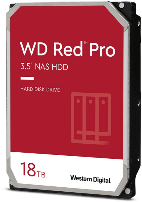 Sandisk WD Raudona Pro 18TB 6Gb/s SATA 512MB Cache Internal 3.5inch HDD bulk