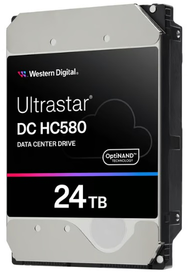 Sandisk Kietasis diskas - Western Digital Ultrastar DC HC580 24TB 7200RPM 298MiB/s