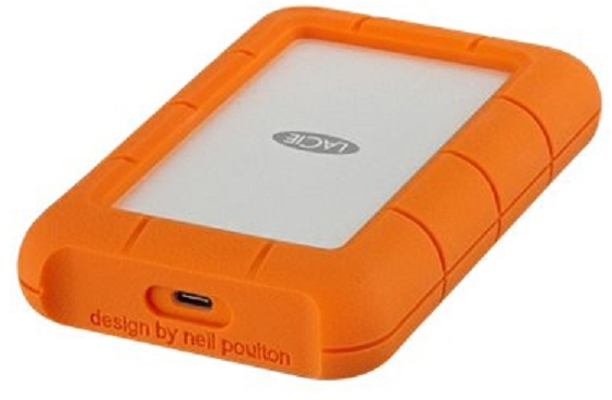 Kietasis diskas „LaCie Rugged USB-C 4TB“ mobilusis diskas
