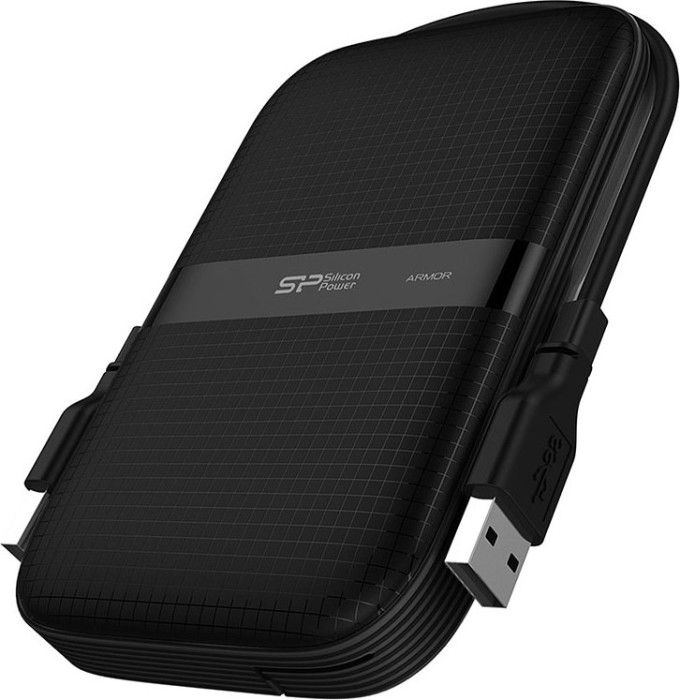 Išorinis Kietasis Diskas - Silicon Power Armor A60 5000 GB, Juodas