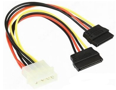 GEMBIRD CC-SATA-PSY Gembird 2 Serial ATA 15 cm maitinimo laidas