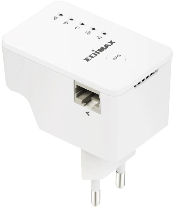 Edimax plėstuvas / prieigos taškas / tiltas EW-7438RPn Mini 802.11n, 2,4 GHz, 300 Mbit/s, 10/100 Mbit/s, Ethernet LAN (RJ-45) jungtys 1, antenos tipas 2x vidinė