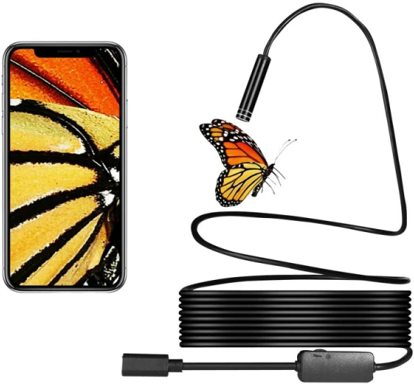 Mobilus WiFi Endoskopas Media-Tech WIFI ENDOSCOPE MT4099, 5m, HD 720p, 6x LED light, IP67