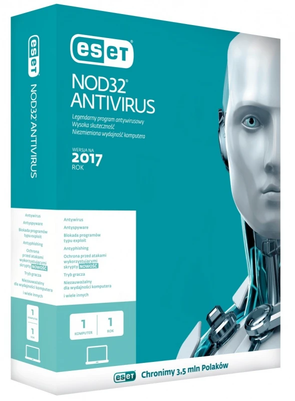 ESET NOD32 Antivirus pratęsimas 1 naudotojui 12 mėnesiams