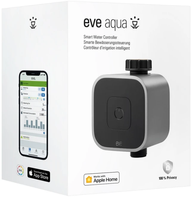 Eve Systems EVE Aqua Smart Vanduo valdiklis, skirtas Apple HomeKit