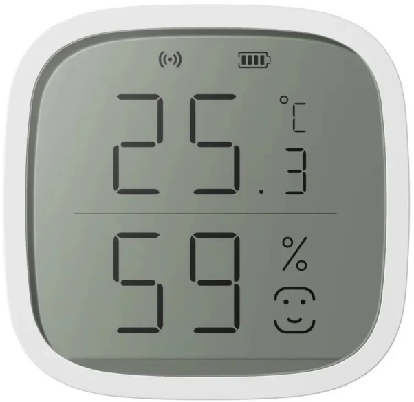 Išmanusis bevielis patalpos temperatūros ir drėgmės jutiklis, ZigBee, baltas, TUYA, Smart Life, Extralink