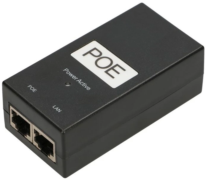 Extralink POE-48-24W-G | Maitinimo šaltinis PoE | 48V, 0,5A, 24W, Gigabit, kabelis w zestawie 802.3af/at