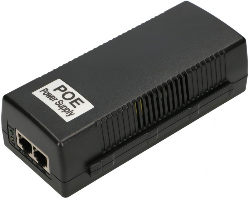 Extralink POE-48-48W | Maitinimo šaltinis PoE | 48V,1A, 48W, Gigabit 802.3af/at