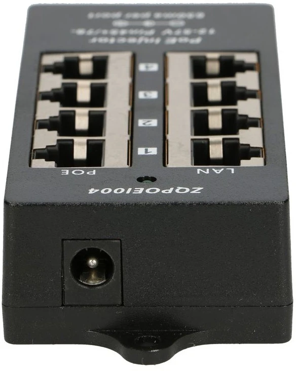 EXTRALINK EX.12646 POE INJECTOR 4 PORT Juodas