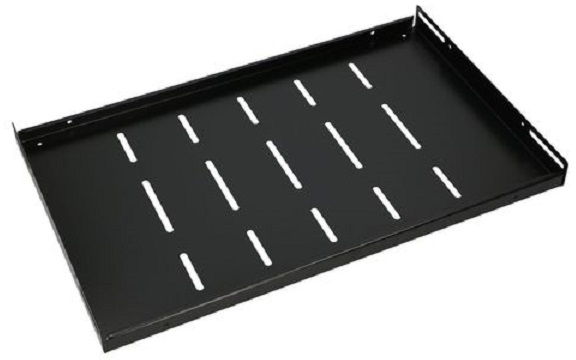 EXTRALINK EX.12738 lentyna 1U sieninėms spintelėms 19 colių 300MMX1U Juodas