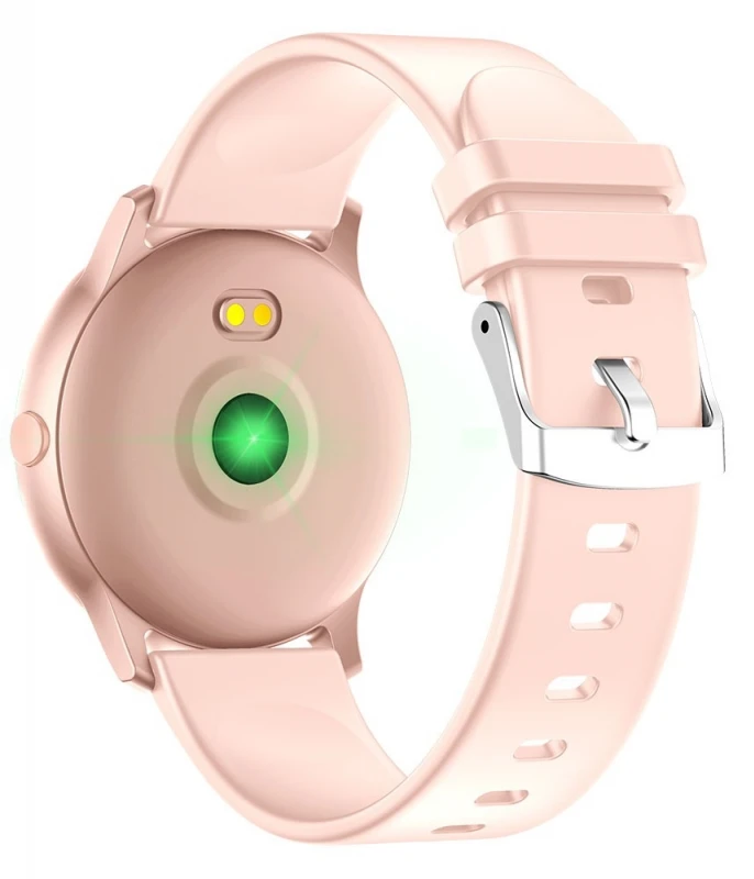 Išmanusis laikrodis Maxcom Fit FW32 Neon, Rožinio aukso spalvos korpusas su rožinės spalvos dirželiu